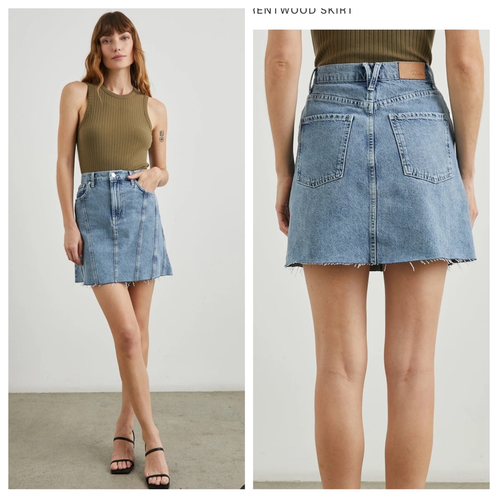 Rail’s NEW Denim Jean Skirt pockets